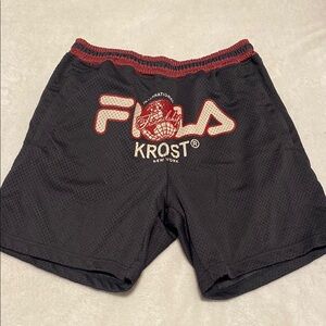 FILA x KROST Black Mesh Shorts